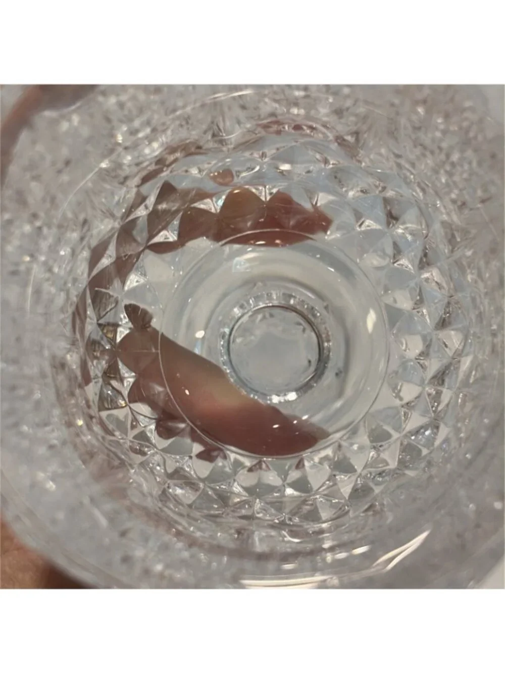 Vintage Cristal D'Arques Longchamp Water Goblets Lead Crystal 8 Ounces Set of 5